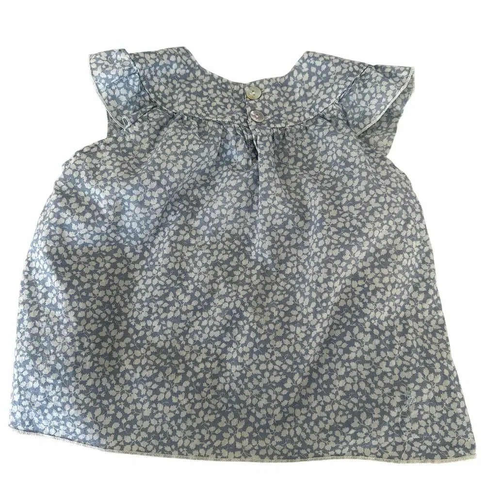 Chase n Sky Hawaii Blue Leaf Print Top - Size 2T